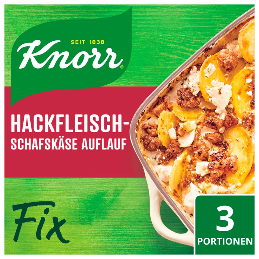 Knorr Fix Hackfleisch Schafskäse-Auflauf 43g
